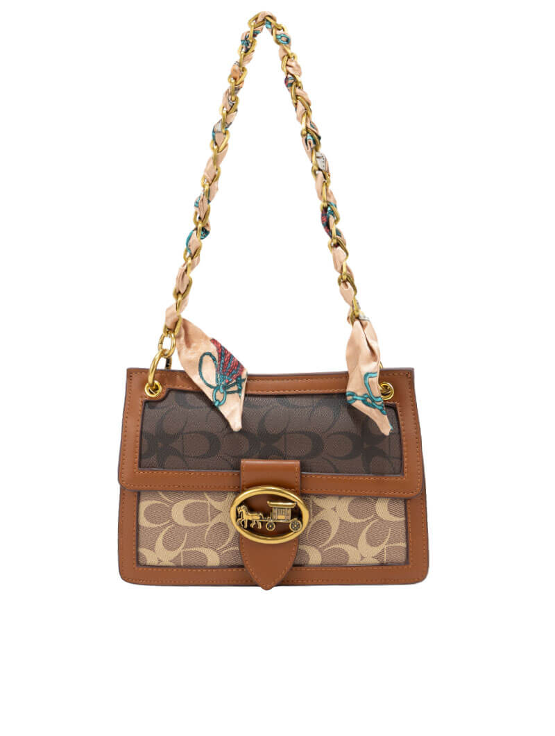 Sac à  bandoulière avec foulard